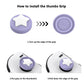 PlayVital Silicone Button Covers and Thumb Grip Set for Nintendo Switch 2 (2025), ABXY Directional Button Caps for Joycon 2 - Soft Violet & Mint Green PlayVital