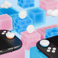 PlayVital Silicone Button Covers and Thumb Grip Set for Nintendo Switch 2 (2025), ABXY Directional Button Caps for Joycon 2 - White PlayVital