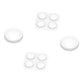 PlayVital Silicone Button Covers and Thumb Grip Set for Nintendo Switch 2 (2025), ABXY Directional Button Caps for Joycon 2 - White PlayVital