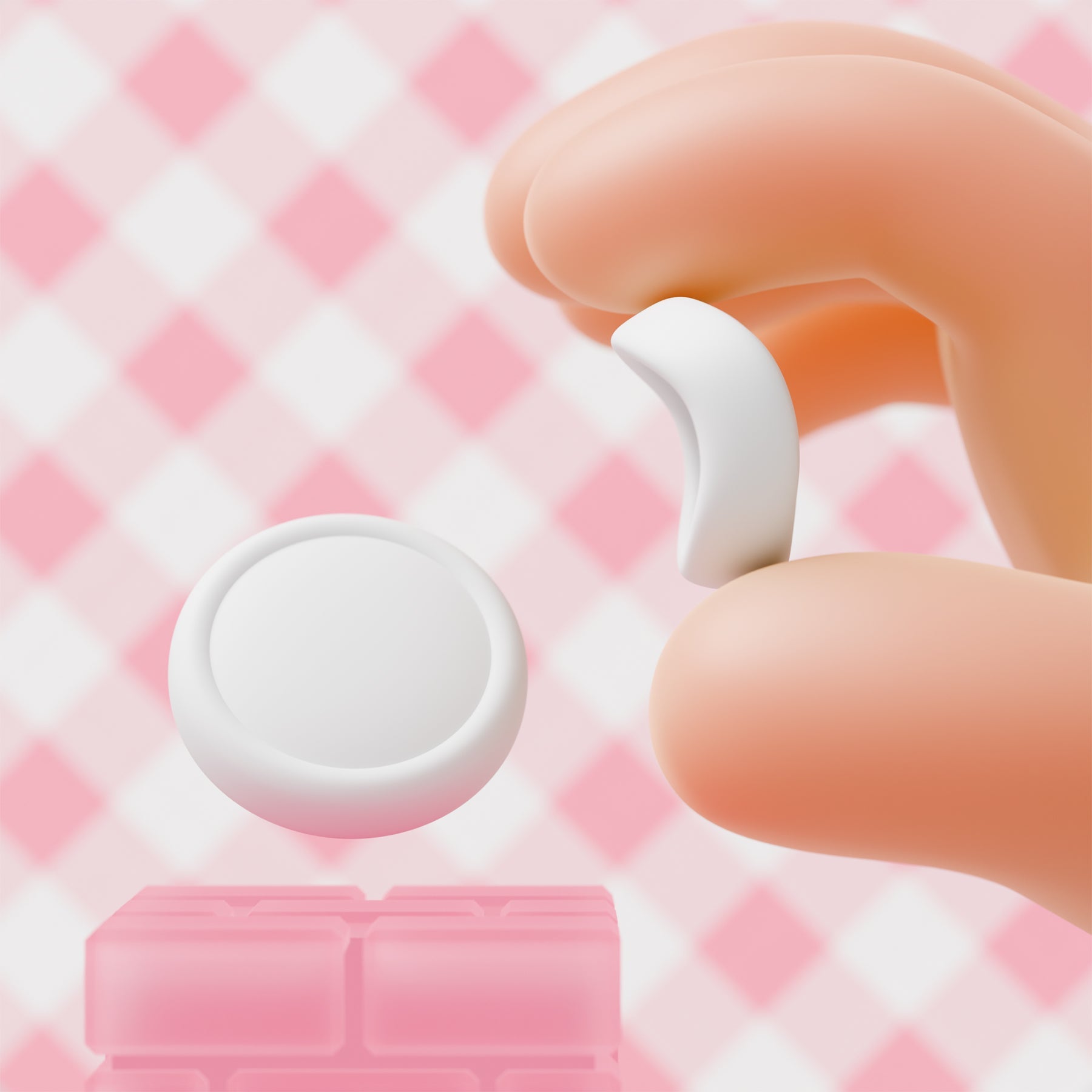 PlayVital Silicone Button Covers and Thumb Grip Set for Nintendo Switch 2 (2025), ABXY Directional Button Caps for Joycon 2 - White PlayVital