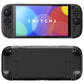 PlayVital Solid Color Series Hard Shell Protective Case with Foldable Stand & Thumb Grips for Nintendo Switch 2 - Black PlayVital