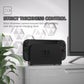 PlayVital Solid Color Series Hard Shell Protective Case with Foldable Stand & Thumb Grips for Nintendo Switch 2 - Black PlayVital