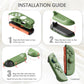 PlayVital Solid Color Series Hard Shell Protective Case with Foldable Stand & Thumb Grips for Nintendo Switch 2 - Chameleon Green Purple PlayVital