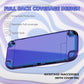 PlayVital Solid Color Series Hard Shell Protective Case with Foldable Stand & Thumb Grips for Nintendo Switch 2 - Chameleon Purple Blue PlayVital