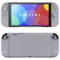 PlayVital Solid Color Series Hard Shell Protective Case with Foldable Stand & Thumb Grips for Nintendo Switch 2 - New Hope Gray PlayVital