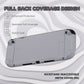PlayVital Solid Color Series Hard Shell Protective Case with Foldable Stand & Thumb Grips for Nintendo Switch 2 - New Hope Gray PlayVital