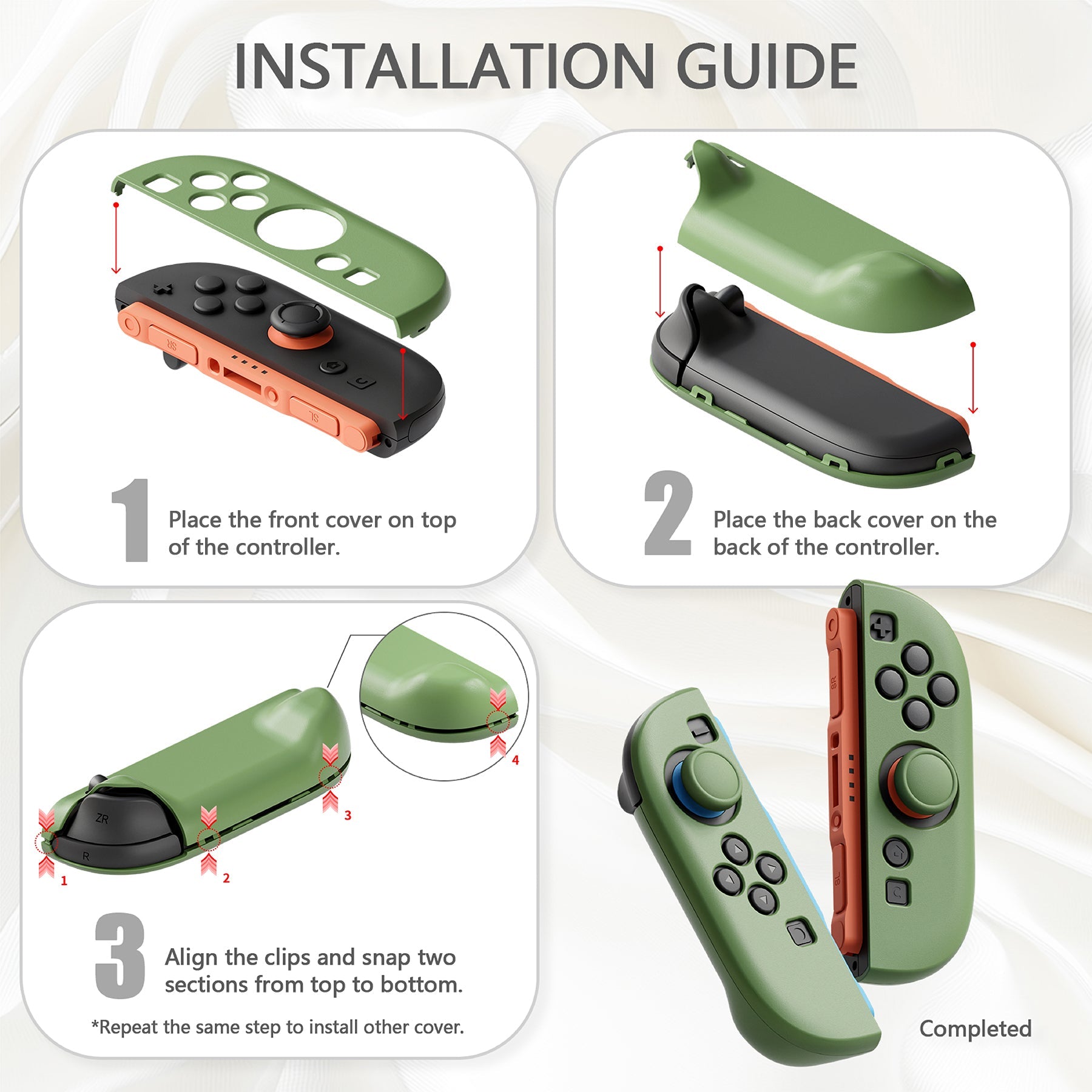 PlayVital Solid Color Series Hard Shell Protective Case with Foldable Stand & Thumb Grips for Nintendo Switch 2 - SFC SNES Classic EU Style PlayVital