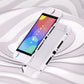PlayVital Solid Color Series Hard Shell Protective Case with Foldable Stand & Thumb Grips for Nintendo Switch 2 - White PlayVital