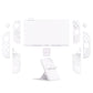 PlayVital Solid Color Series Hard Shell Protective Case with Foldable Stand & Thumb Grips for Nintendo Switch 2 - White PlayVital
