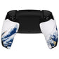 PlayVital Split Design Anti-Skid Sweat-Absorbent Premium Grip for PS5 Controller - The Great Wave