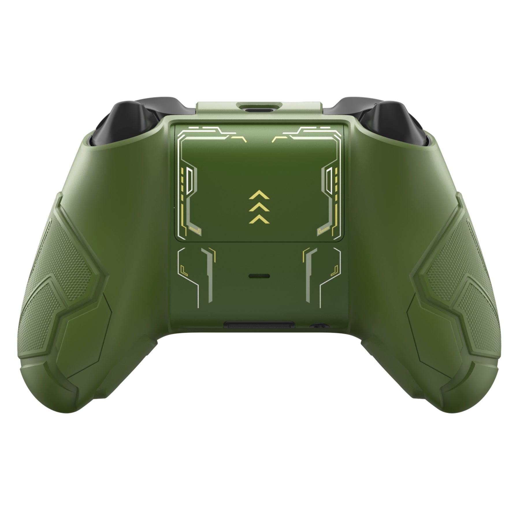 PlayVital Stellar Mecha Silicone Cover Skin for Xbox Series X/S Controller with Thumb Grips & Sticker, Anti-slip Grip Protector for Xbox Core Wireless Controller - Army Green & Sage Green PlayVital