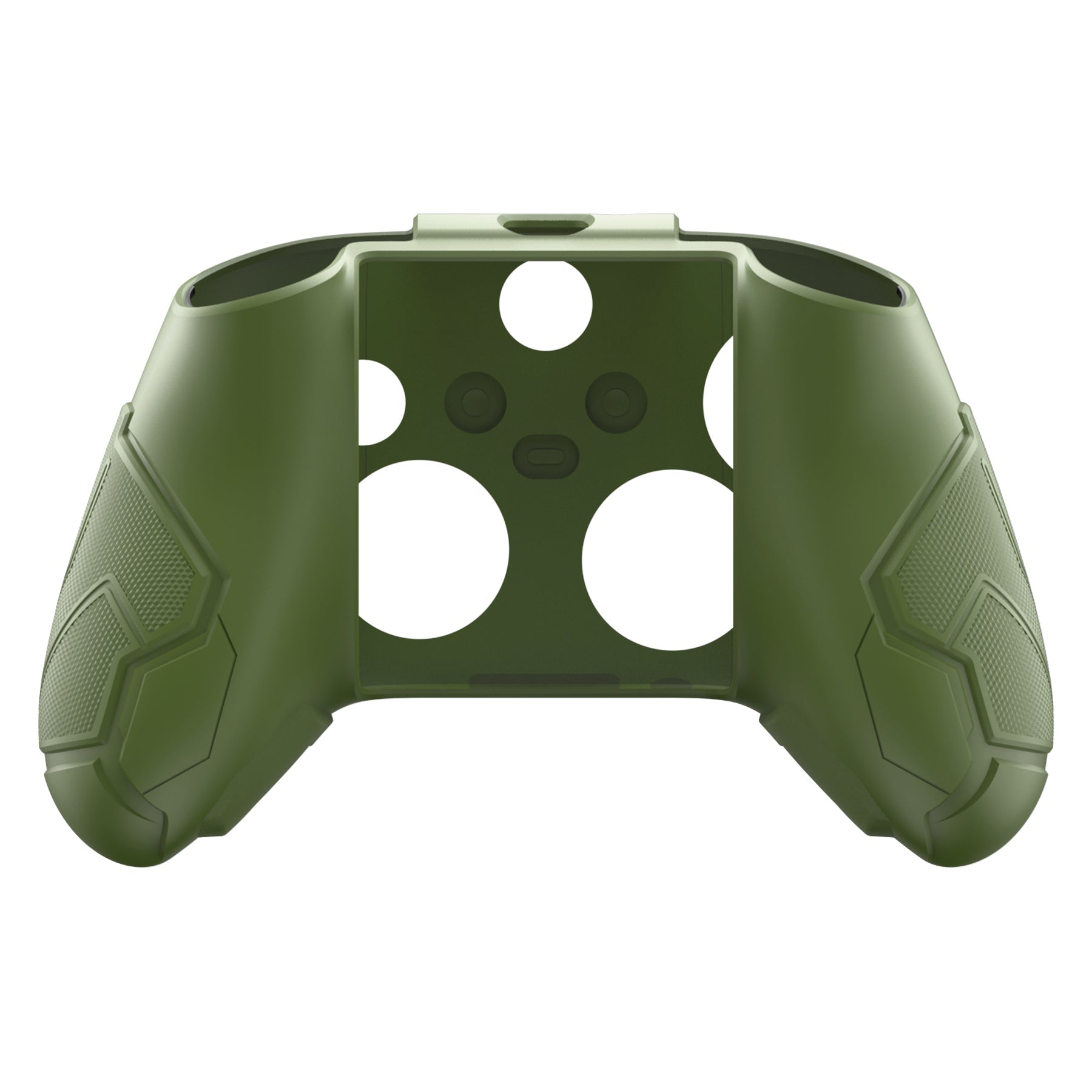 PlayVital Stellar Mecha Silicone Cover Skin for Xbox Series X/S Controller with Thumb Grips & Sticker, Anti-slip Grip Protector for Xbox Core Wireless Controller - Army Green & Sage Green PlayVital