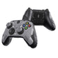 PlayVital Stellar Mecha Silicone Cover Skin for Xbox Series X/S Controller with Thumb Grips & Sticker, Anti-slip Grip Protector for Xbox Core Wireless Controller - Black & Gunmetal Gray PlayVital