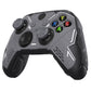 PlayVital Stellar Mecha Silicone Cover Skin for Xbox Series X/S Controller with Thumb Grips & Sticker, Anti-slip Grip Protector for Xbox Core Wireless Controller - Black & Gunmetal Gray PlayVital