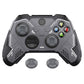 PlayVital Stellar Mecha Silicone Cover Skin for Xbox Series X/S Controller with Thumb Grips & Sticker, Anti-slip Grip Protector for Xbox Core Wireless Controller - Black & Gunmetal Gray PlayVital