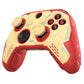 PlayVital Stellar Mecha Silicone Cover Skin for Xbox Series X/S Controller with Thumb Grips & Sticker, Anti-slip Grip Protector for Xbox Core Wireless Controller - Crimson Red & Iron Yellow PlayVital