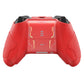 PlayVital Stellar Mecha Silicone Cover Skin for Xbox Series X/S Controller with Thumb Grips & Sticker, Anti-slip Grip Protector for Xbox Core Wireless Controller - Crimson Red & Iron Yellow PlayVital