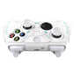 PlayVital Stellar Mecha Silicone Cover Skin for Xbox Series X/S Controller with Thumb Grips & Sticker, Anti-slip Grip Protector for Xbox Core Wireless Controller - White & Frost Gray PlayVital