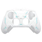 PlayVital Stellar Mecha Silicone Cover Skin for Xbox Series X/S Controller with Thumb Grips & Sticker, Anti-slip Grip Protector for Xbox Core Wireless Controller - White & Frost Gray PlayVital