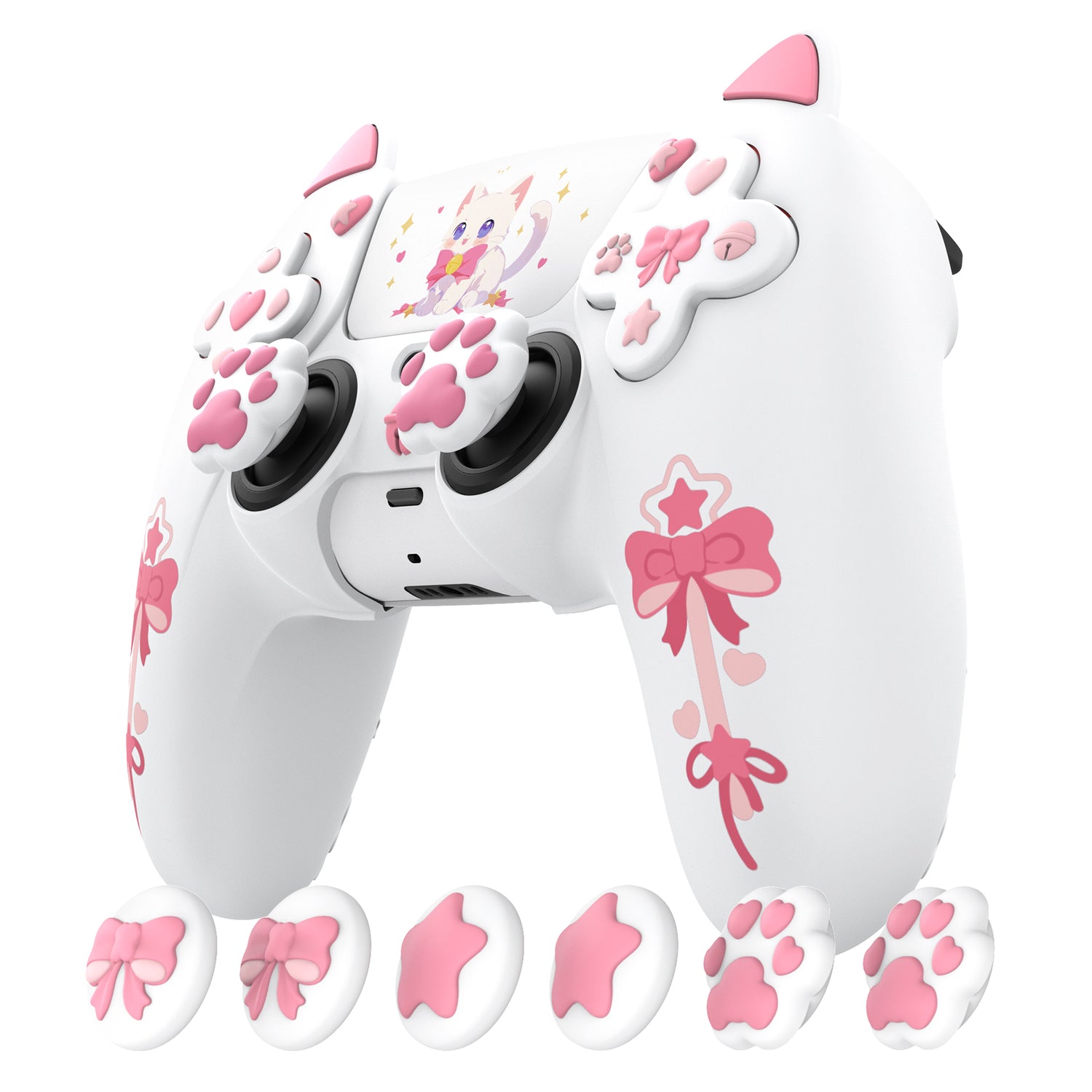 For PS5 Sweetheart Kitty Series Silicone Cover