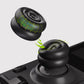 PlayVital Thumb Cushion Caps Thumb Grips for Steam Deck LCD & OLED (4-Pack), Height-Boost Joystick Cover with Anti-Slip Texture for Steam Deck Accessories, Joystick Protection - Black PlayVital
