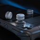 PlayVital Thumb Cushion Caps Thumb Grips for Steam Deck LCD & OLED (4-Pack), Height-Boost Joystick Cover with Anti-Slip Texture for Steam Deck Accessories, Joystick Protection - New Hope Gray PlayVital