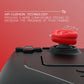 PlayVital Thumb Cushion Caps Thumb Grips for Steam Deck LCD & OLED (4-Pack), Height-Boost Joystick Cover with Anti-Slip Texture for Steam Deck Accessories, Joystick Protection - Passion Red PlayVital