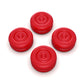 PlayVital Thumb Cushion Caps Thumb Grips for Steam Deck LCD & OLED (4-Pack), Height-Boost Joystick Cover with Anti-Slip Texture for Steam Deck Accessories, Joystick Protection - Passion Red PlayVital