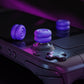 PlayVital Thumb Cushion Caps Thumb Grips for Steam Deck LCD & OLED (4-Pack), Height-Boost Joystick Cover with Anti-Slip Texture for Steam Deck Accessories, Joystick Protection - Purple PlayVital