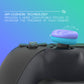 PlayVital Thumbs Cushion Caps Thumb Grips for ps5, for ps4, Thumbstick Grip Cover for Xbox Series X/S, Thumb Grip Caps for Xbox One, Elite Series 2, for Switch Pro Controller - Light Purple & Aqua Blue - PJM3042 PlayVital
