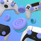 PlayVital Thumbs Cushion Caps Thumb Grips for ps5, for ps4, Thumbstick Grip Cover for Xbox Series X/S, Thumb Grip Caps for Xbox One, Elite Series 2, for Switch Pro Controller - Light Purple & Aqua Blue - PJM3042 PlayVital