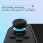 PlayVital Thumbs Cushion Grips Caps for Nintendo Switch 2 (2025), Joystick Caps for Joycon 2 - Black PlayVital