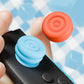 PlayVital Thumbs Cushion Grips Caps for Nintendo Switch 2 (2025), Joystick Caps for Joycon 2 - Blue & Orange PlayVital