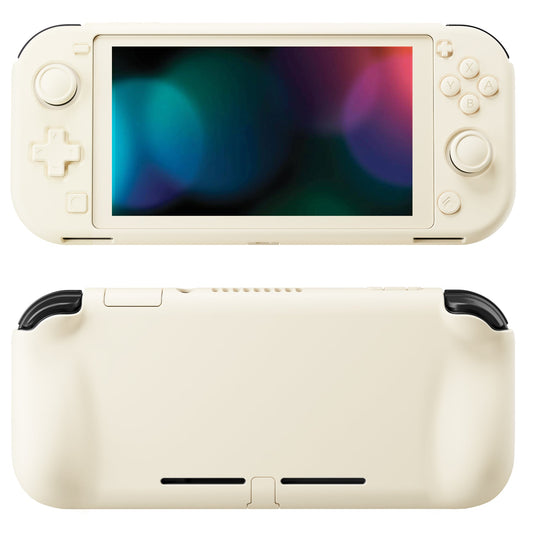 PlayVital Twilight Hard Protective Case with Screen Protector & Thumb Grips & Silicone Button Cover for Nintendo Switch Lite - Antique Yellow PlayVital