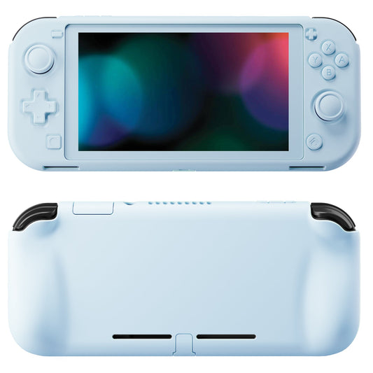 PlayVital Twilight Hard Protective Case with Screen Protector & Thumb Grips & Silicone Button Cover for Nintendo Switch Lite - Heaven Blue PlayVital