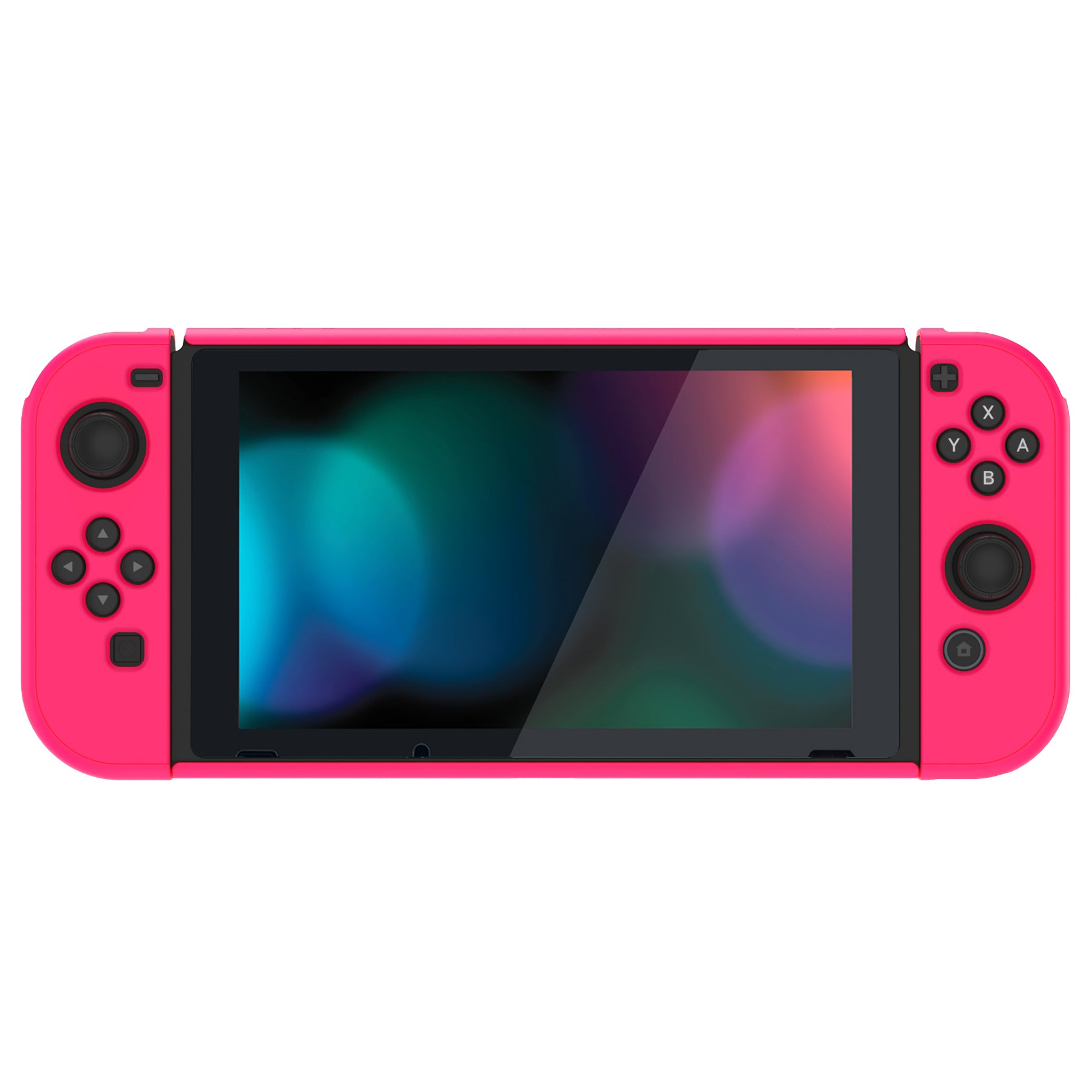 PlayVital UPGRADED Dockable Hard Shell Protective Case for NS Switch - Glossy Gradient Translucent Green Blue - ANSP3009 (Copy) PlayVital