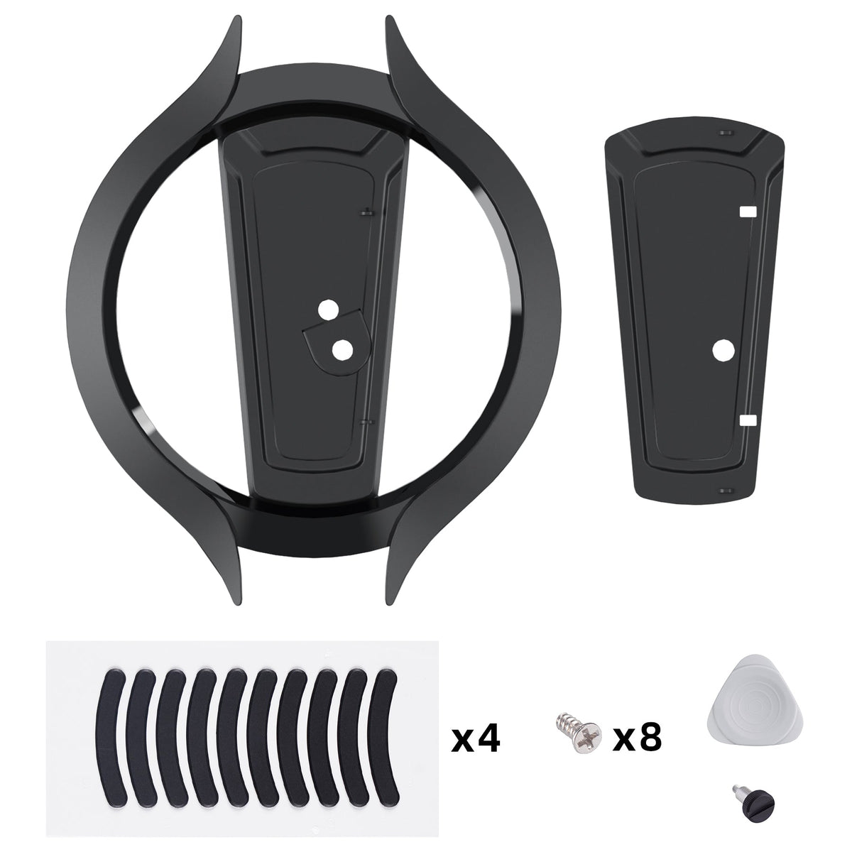 PlayVital Vertical Stand with Anti-Slip Pads for PS5/Slim/Pro/Standard Console Disc & Digital, Space-Saving Holder Base Accessories for PS5/Pro/Slim - Black PlayVital