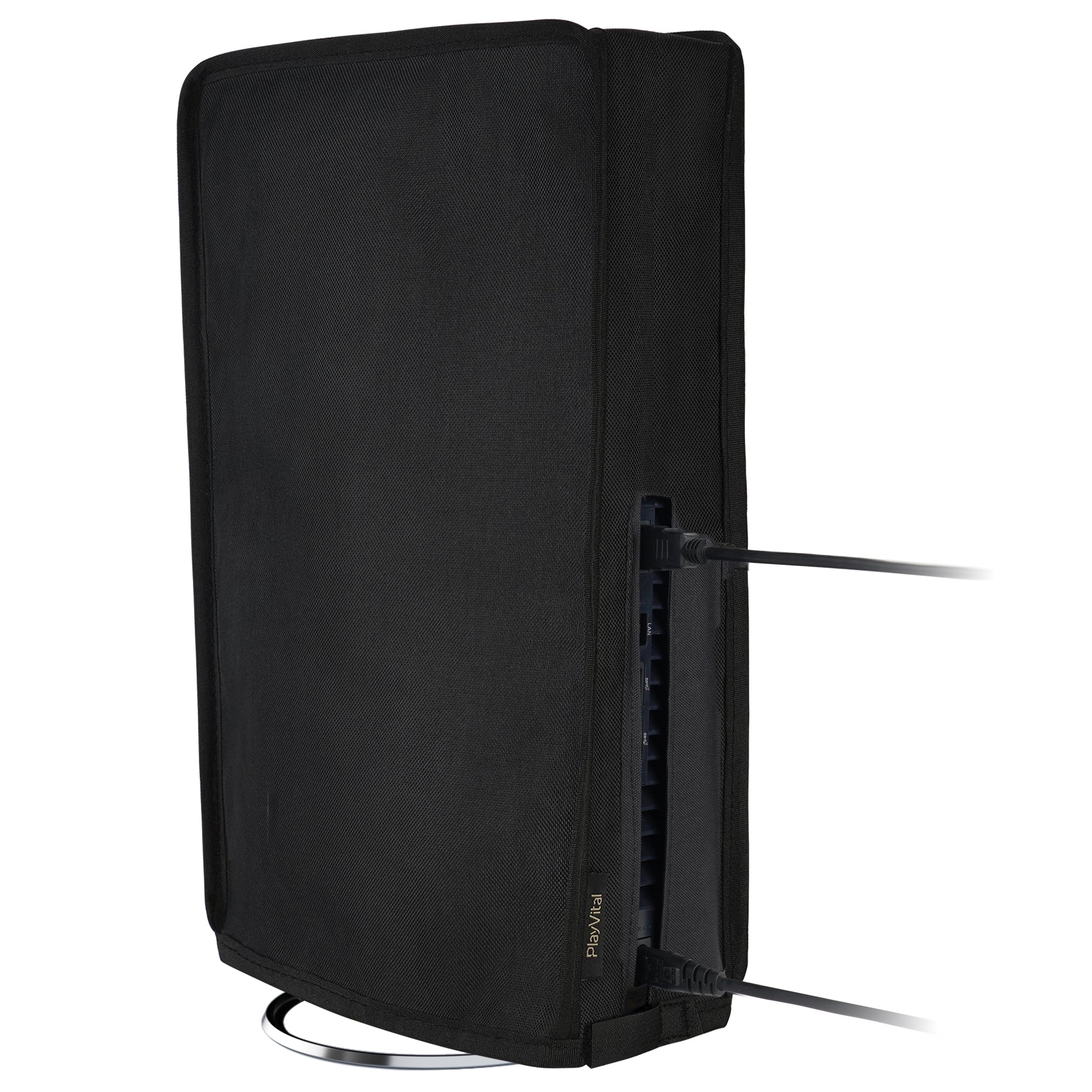 Housse Anti-poussière Silicone Pour PS5 Pro - 5,1x5x15,6 Cm Avec 7 Bouchons Pour Ports