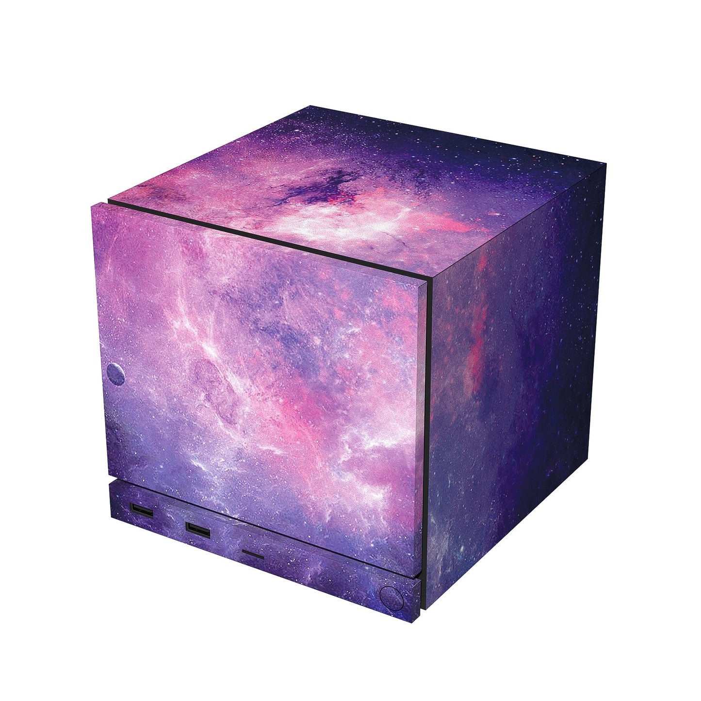 PlayVital Vinyl Skin Set for Steam Machine Console & Steam Controller (2026), Protective Decal Wrap - Nebula Galaxy PlayVital