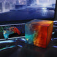 PlayVital Vinyl Skin Set for Steam Machine Console & Steam Controller (2026), Protective Decal Wrap - Orange Star Universe PlayVital