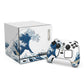 PlayVital Vinyl Skin Set for Steam Machine Console & Steam Controller (2026), Protective Decal Wrap - The Great Wave off Kanagawa PlayVital