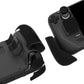 PlayVital Water Ripple Textured Handle Grips with Thumb Grip Caps for Steam Deck LCD & OLED - Black PlayVital