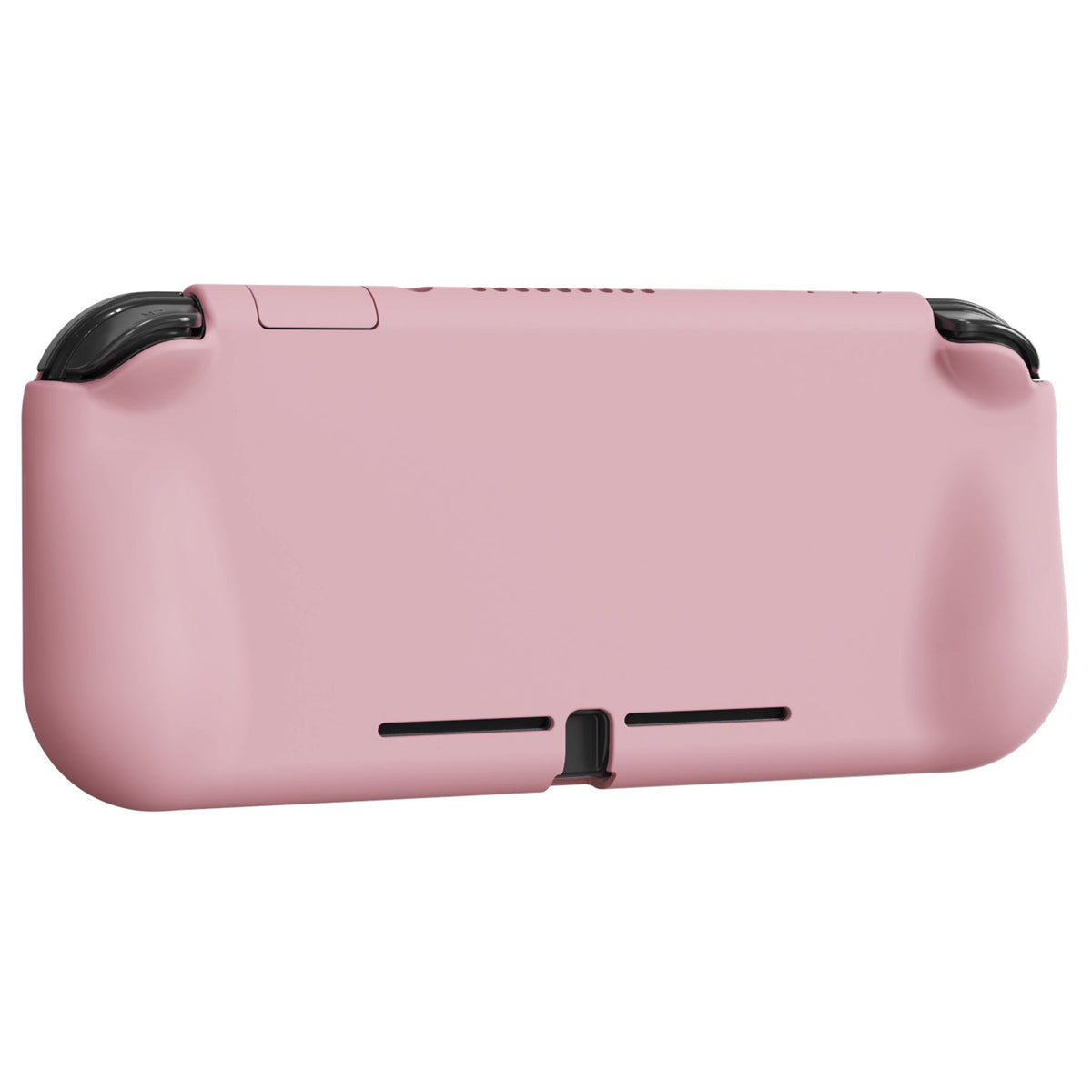 PlayVital ZealProtect Hard Shell Protective Case with Screen Protector & Thumb Grip Caps & Button Caps for Nintendo Switch Lite - Peach Blossom Pink playvital