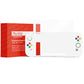 PlayVital ZealProtect Soft TPU Slim Protective Case with Tempered Glass Screen Protector & Thumb Grips & ABXY Direction Button Caps for Nintendo Switch - White playvital