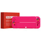 PlayVital ZealProtect Soft TPU Slim Protective Case with Thumb Grip Caps & ABXY Direction Button Caps for Nintendo Switch OLED - Bright Pink playvital