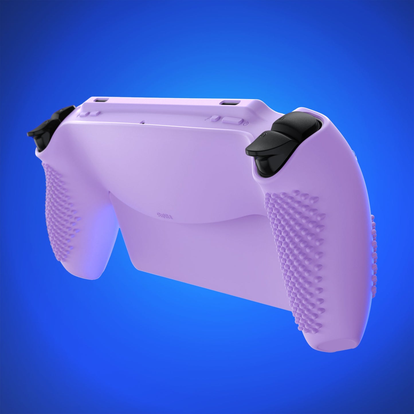 PlayVital 3D Studded Edition Anti-Slip Silicone Protective Case with Thumb Grips for PS Portal Remote Player - Mauve Purple PlayVital