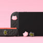 PlayVital 4 Pcs Cute Thumb Grip Caps for Nintendo Switch 2 - Moonlight Cat PlayVital