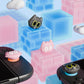 PlayVital 4 Pcs Cute Thumb Grip Caps for Nintendo Switch 2 - Moonlight Cat PlayVital