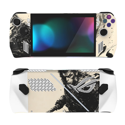 PlayVital Custom Stickers Vinyl Wraps Protective Skin Decal for ROG Ally Console - Inkblade Wukong PlayVital