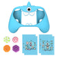 PlayVital MonoEye Monster Cute Silicone Cover with Thumb Grips Caps for Xbox Series X/S Controller - Blue PlayVital